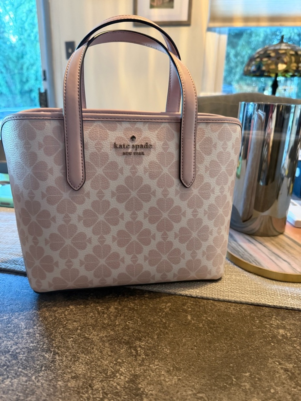 Kate Spade Pink Floral Crossbody Tote